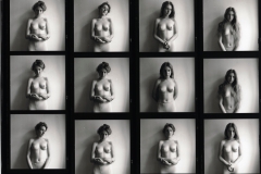 Stephan Brigidi: provino a cotnatto per "nude" (Francesca Woodman), 1978