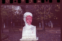 A18 6032 Roma novembre 1977 I "Grandi" del Pincio in technicolor
