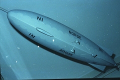 A20 7206 Roma marzo 1978 Modello del dirigibile "Norge" in scala uno settantacinque destinato al Museo dell'Aeronautica Militare di Vigna di Valle, fasi della costruzione.