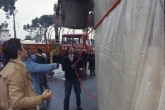 Vittorio Biffani Christo The Wall, wrapped Roman Wall via Veneto & villa Borghese, Rome 26 gennaio 1974-77